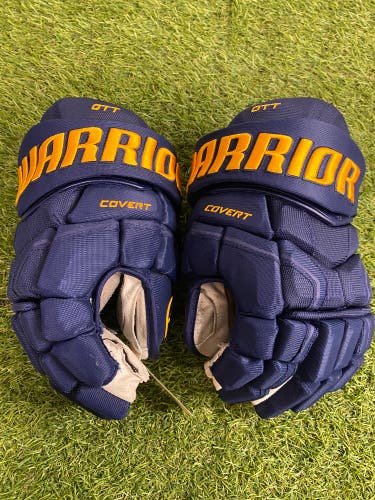 Blue Senior Warrior Covert Pro Gloves 14" Pro Stock (Used)