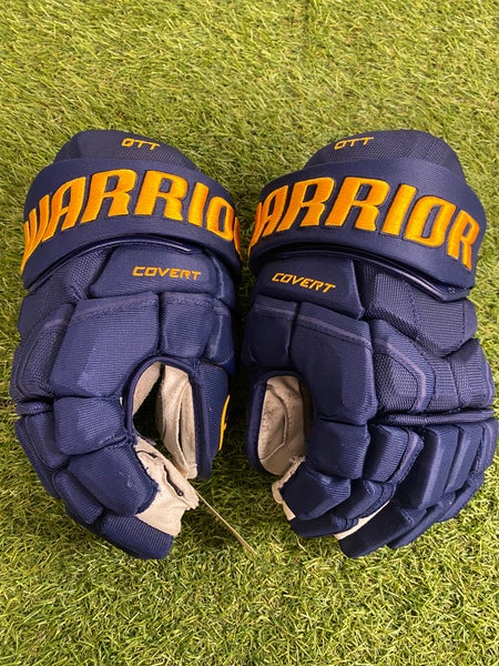 Blue Senior Warrior Covert Pro Gloves 14" Pro Stock (Used)