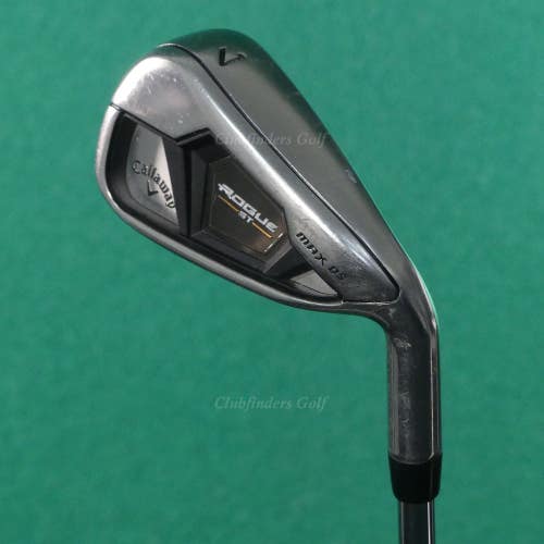 Callaway Rogue ST MAX OS Single 7 Iron True Temper Elevate MPH 85 Steel Regular