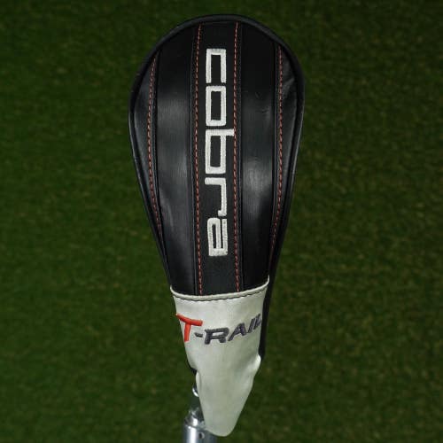 COBRA T-RAIL HYBRID HEADCOVER BLACK / RED / WHITE WITH CHANGEABLE #'S ~ LOOK!!
