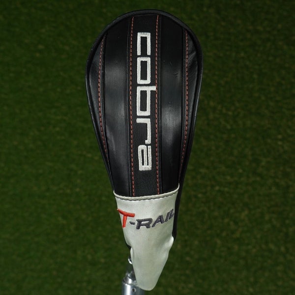 COBRA T-RAIL HYBRID HEADCOVER BLACK / RED / WHITE WITH CHANGEABLE #'S ~ LOOK!!