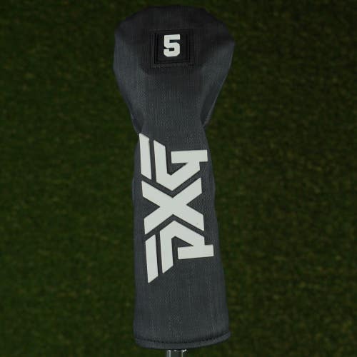 PXG 5 HYBRID HEADCOVER 5H PARSONS XTREME GOLF GRAY / WHITE ~ LOOK!!