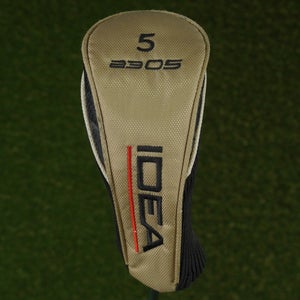ADAMS IDEA A3OS 5 HYBRID HEADCOVER 5H GOLD / BLACK ~ LOOK!!