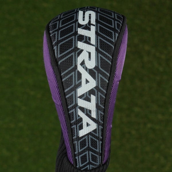 CALLAWAY STRATA 5 HYBRID HEADCOVER 5H SOCK WOMEN'S LADIES BLACK / PURPLE ~ LOOK!