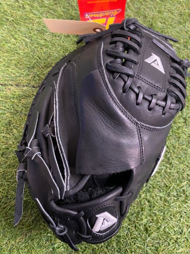 Black Akadema Precision Series RH Catcher's Baseball Glove 33.5" (New)