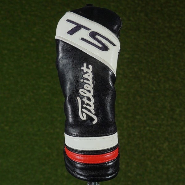 TITLEIST TS HYBRID HEADCOVER BLACK / WHITE / RED WITH CHANGEABLE #'S ~ LOOK!!