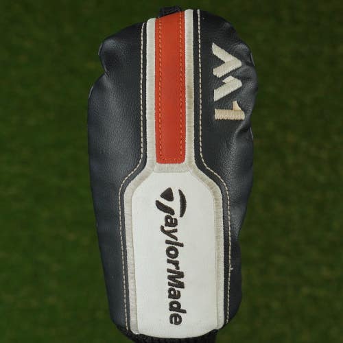 TAYLORMADE M1 HYBRID HEADCOVER SOCK BLACK / WHITE / RED WITH CHANGEABLE #'S
