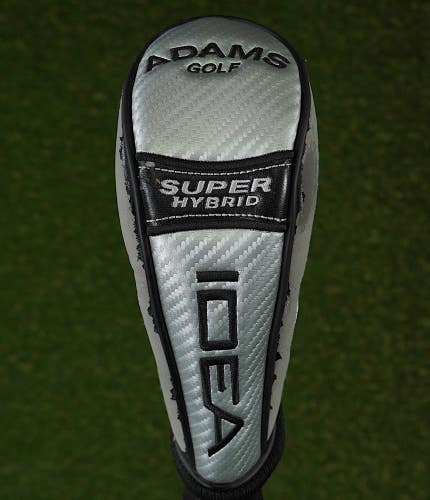 ADAMS IDEA SUPER HYBRID HEADCOVER SOCK GRAY / BLACK WITH CHANGABLE #'S ~ LOOK!!