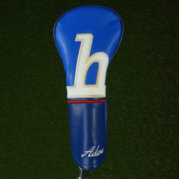ADAMS BLUE HYBRID HEADCOVER "H" BLUE / WHITE WITH CHANGEABLE #'S ~ LOOK!!