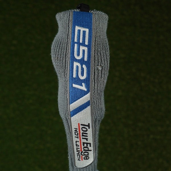 TOUR EDGE HOT LAUNCH E521 HYBRID HEADCOVER GRAY / WHITE WITH CHANGEABLE #'S