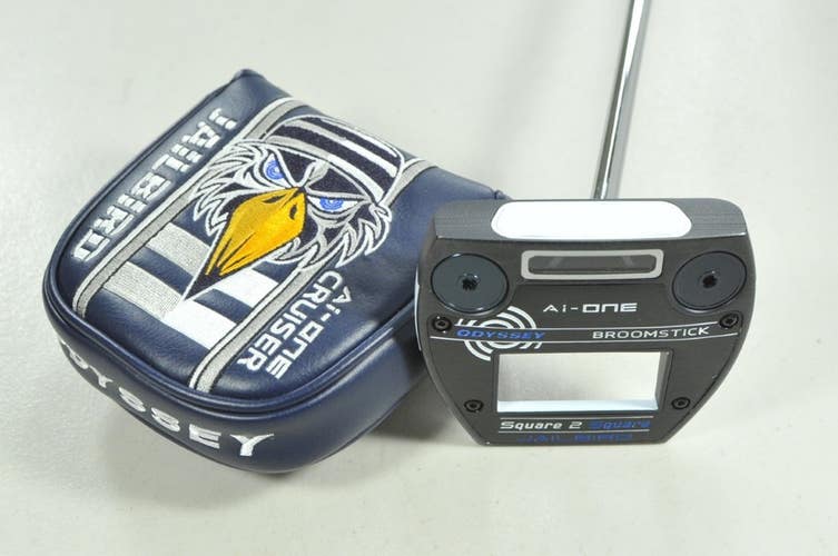 Odyssey Ai-ONE Square 2 Square Jailbird Broomstick 46" Putter RH Steel # 207593
