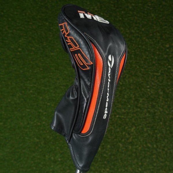 TAYLORMADE M6 HYBRID HEADCOVER BLACK / RED WITH CHANGEABLE #'S ~ LOOK!!