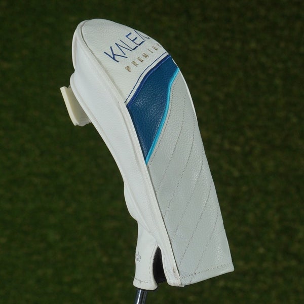 TAYLORMADE KALEA PREMIER HYBRID HEADCOVER WOMEN'S WHITE / BLUE W/ CHANGABLE #'S