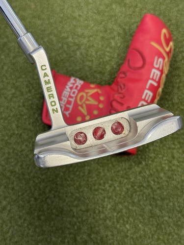 Scotty Cameron Studio Select Squareback No. 2 Putter 34 With Head Cover