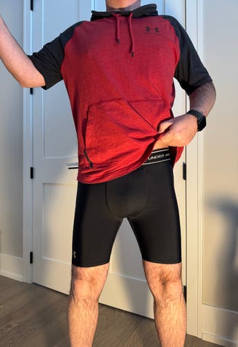 Under Armour Compression Shorts w/jock cup holder - Large