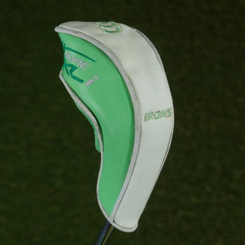 CLEVELAND HIBORE XLI 8 HYBRID HEADCOVER 8H GREEN / WHITE ~ LOOK!!