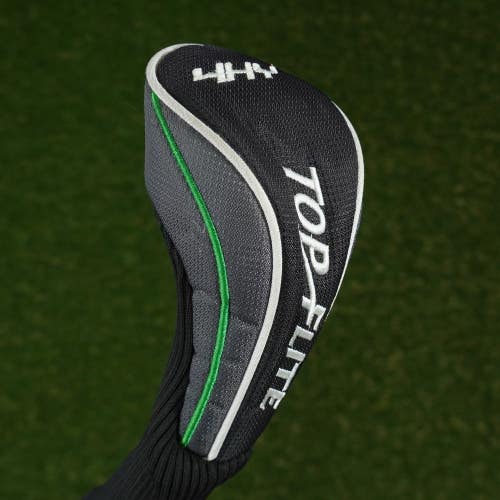 TOP FLITE 4 HYBRID HEADCOVER 4HY 4H BLACK / GRAY / GREEN ~ LOOK!!