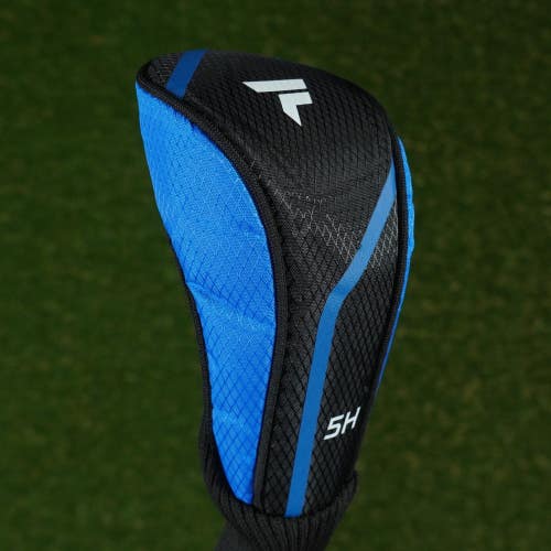 TOP FLITE 5 HYBRID HEADCOVER 5H BLACK / BLUE / WHITE ~ LOOK!!