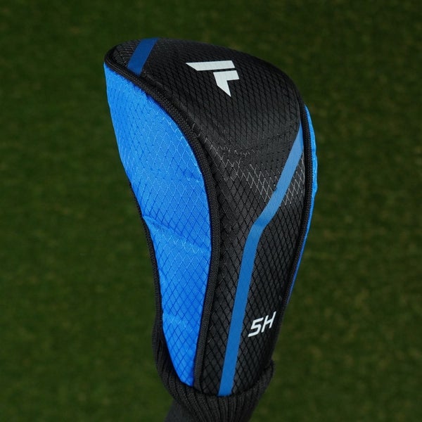 TOP FLITE 5 HYBRID HEADCOVER 5H BLACK / BLUE / WHITE ~ LOOK!!