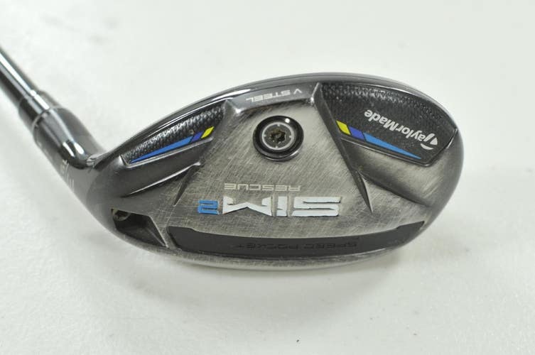 TaylorMade SIM2 Rescue 3-19.5* Hybrid Stiff Flex Right Tensei Graphite # 207277