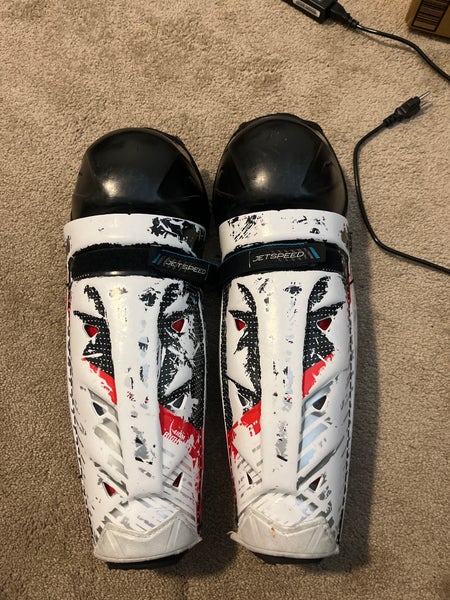 Senior CCM JetSpeed FT6 16" Shin Pads (Used)