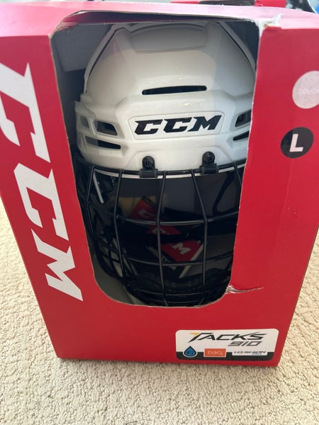 CCM Tacks 910 Helmet w/cage Large (New)