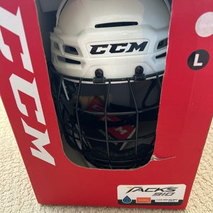 CCM Tacks 910 Helmet w/cage Large (New)