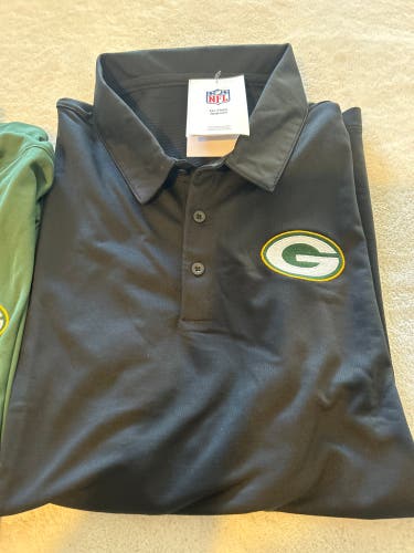 Green Bay Packers Nike Dri-Fit Polos Set of 2! Men’s XXL New with Tags