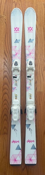 Volkl Chica vMotion + 7.0 VMotion Jr. R Lady 130 cm All Mountain Skis (Used)