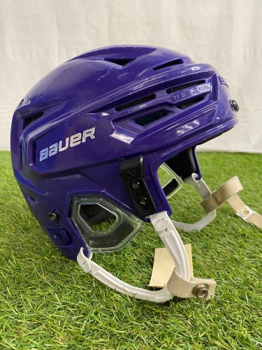 Purple Medium Bauer Re-Akt 150 Helmet (Used)