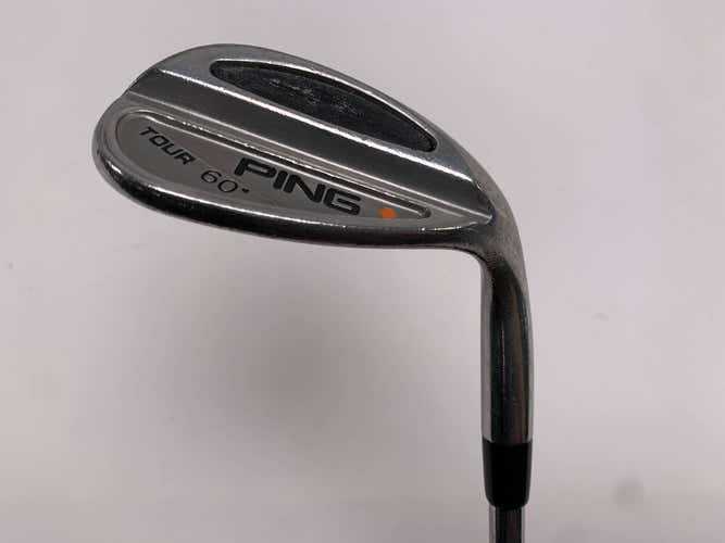 Ping Tour Lob Wedge LW 60* Orange Dot 2* Flat CFS Wedge Steel Mens RH