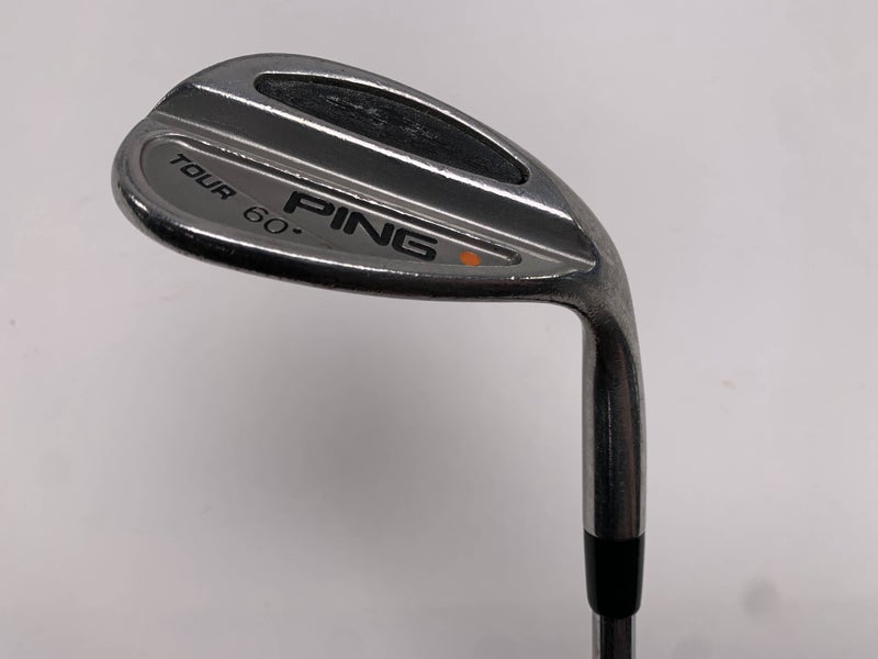 Ping Tour Lob Wedge LW 60* Orange Dot 2* Flat CFS Wedge Steel Mens RH