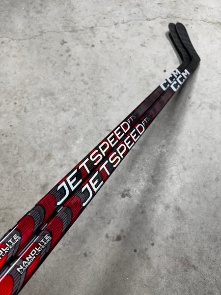 2 PACK - 85 Flex P92M Senior CCM JetSpeed FT5 Pro Left Hand Hockey Stick Pro Stock NHL (New)