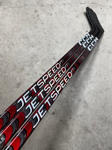 3 PACK - 85 Flex P92M Senior CCM JetSpeed FT5 Pro Left Hand Hockey Stick Pro Stock NHL (New)