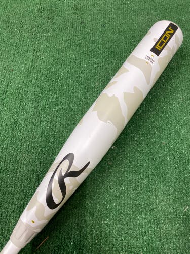 2025 Rawlings Icon Composite Bat USSSA Certified (-8) Composite 24 oz 32" (Used)