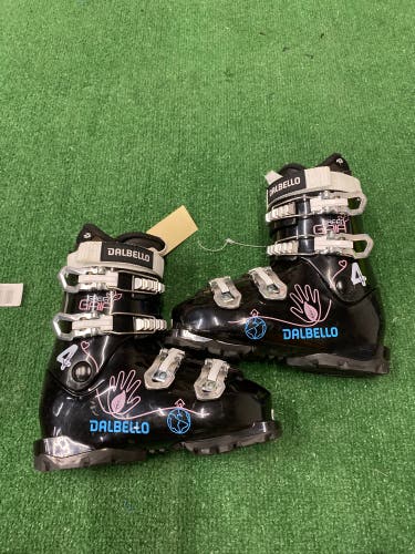 Mondo 22 & 22.5 Kid's Dalbello Green Gaia 4 Ski Boots (Used)