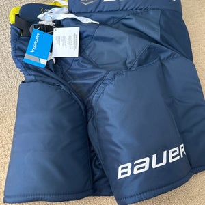 Senior Medium Bauer Supreme 3S Hockey Pants Navy Blue New
