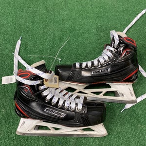 Senior Bauer Vapor 1X Hockey Goalie Skates Extra Wide Width 9 (Used)