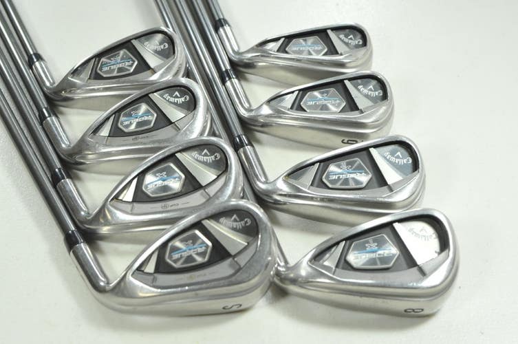 Callaway Rogue X 5-PW,GW,SW Iron Set Senior Flex RH Synergy 50g Graphite #206686