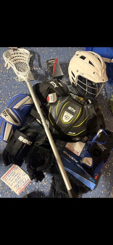 Lacrosse equipment full set up! Meets nocsae STX Starter Kit (New)