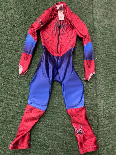 Kids Spyder Spiderman Padded Racing Ski Suit (Used)