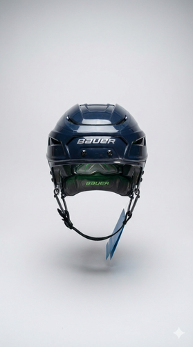 Medium/Large Navy Bauer Hyperlite Helmet (New with tags)