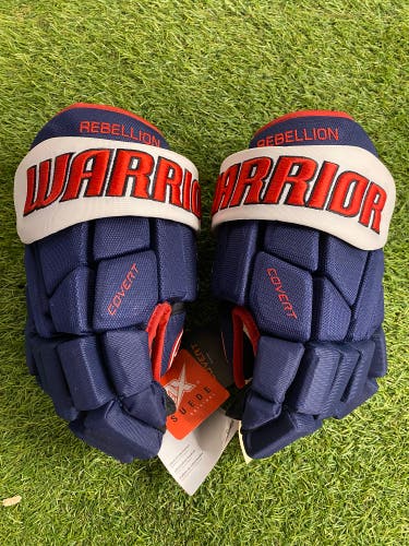 Blue Senior Warrior Covert Pro Gloves 14" Pro Stock (New)