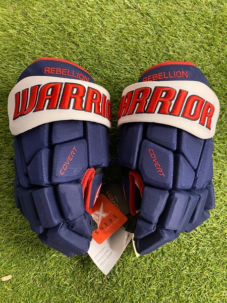 Blue Senior Warrior Covert Pro Gloves 14" Pro Stock (New)