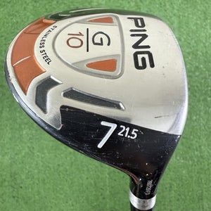 Ping G10 7 Fairway Wood 7W 21.5 TFC 129 F Regular Flex Graphite Mens 42