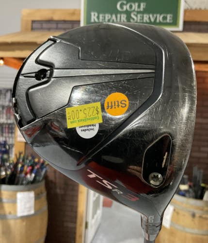 Titleist TSR3 10 Driver 45.5" MITSUBISHI TENSE Stiff Flex Graphite Shaft RH