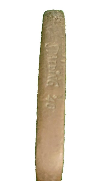 Spalding 40 Blade Putter Steel 34.75 Inches RH With Original Leather Grip