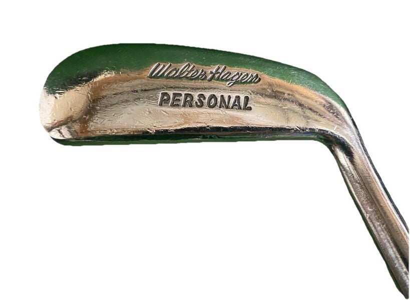 Walter Hagen Personal Long Hosel Blade Putter Fluted Steel 33" RH Vintage Grip