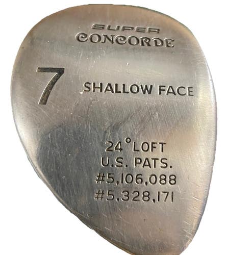 Nickent Super Concorde Shallow Face 7 Wood 24  RH Men's +1" Regular Graphite 42"