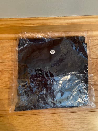 Black Senior Socks Pro Stock 28"